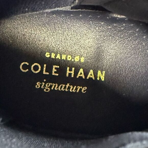 Cole Haan Signature Men's 7.5 Black Leather Side Zipper Ankle Booties Boots - Picture 10 of 10